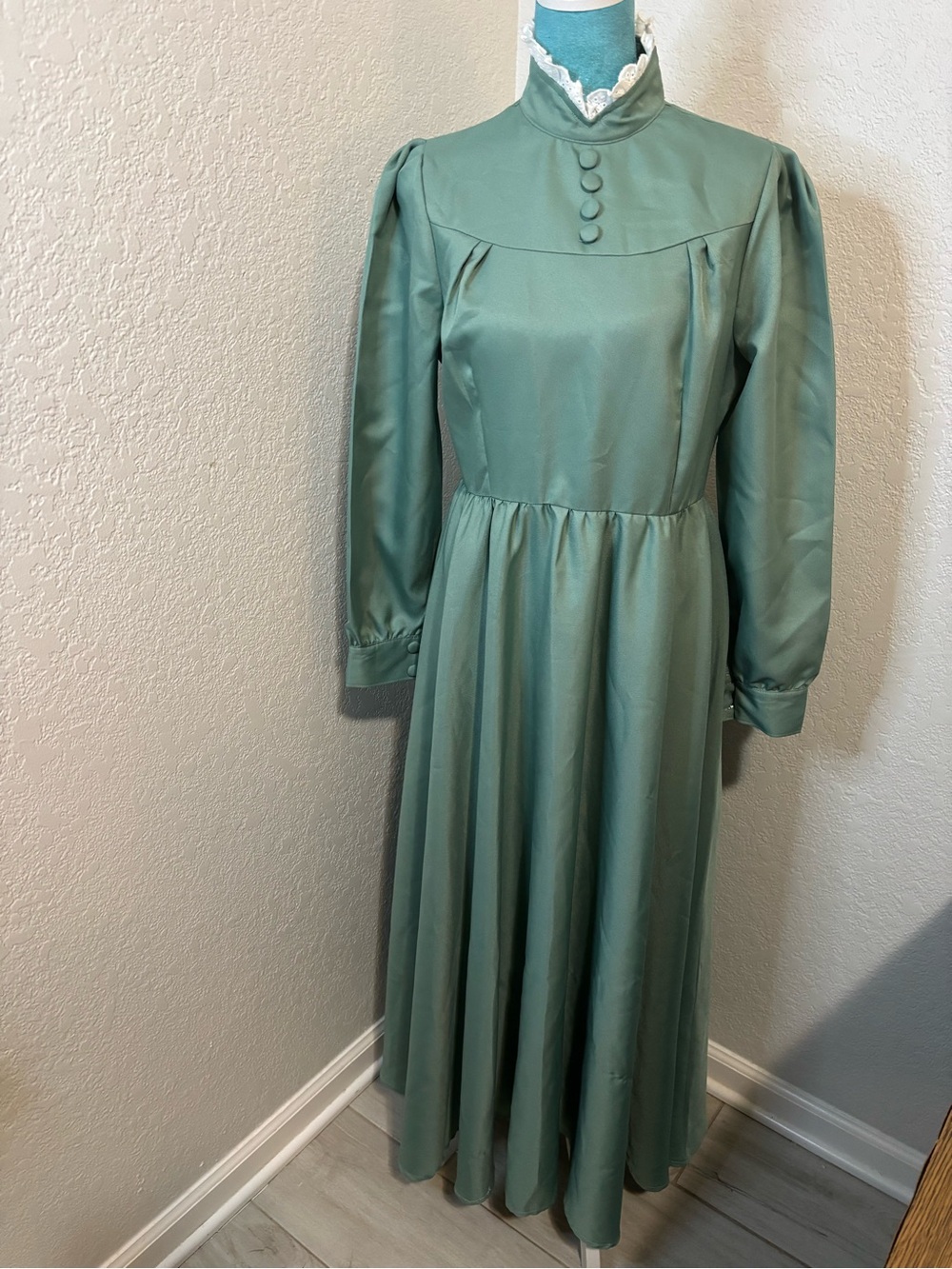 Ghibli Sophie Hatter Cosplay Maxi Dress 💚 Cottagecore Prairie Peasant Costume M